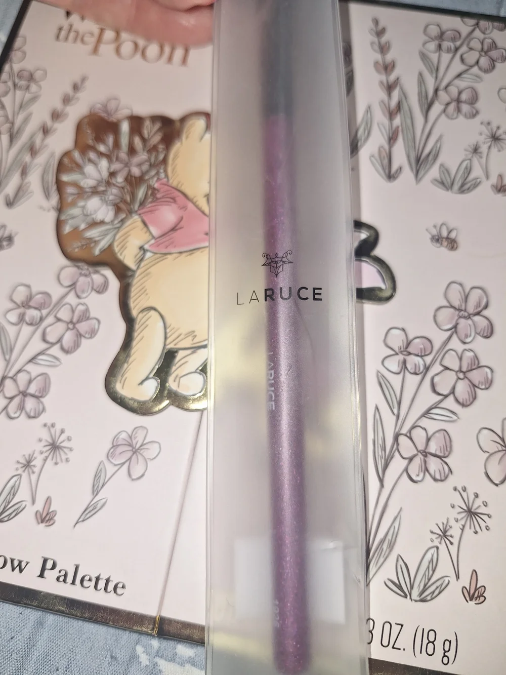 Disney Winnie the Pooh Pink Floral Eyeshadow Palette With Brush